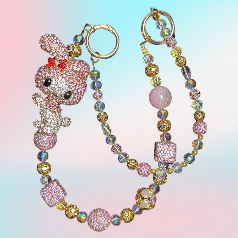 Handmade luxury phone chain